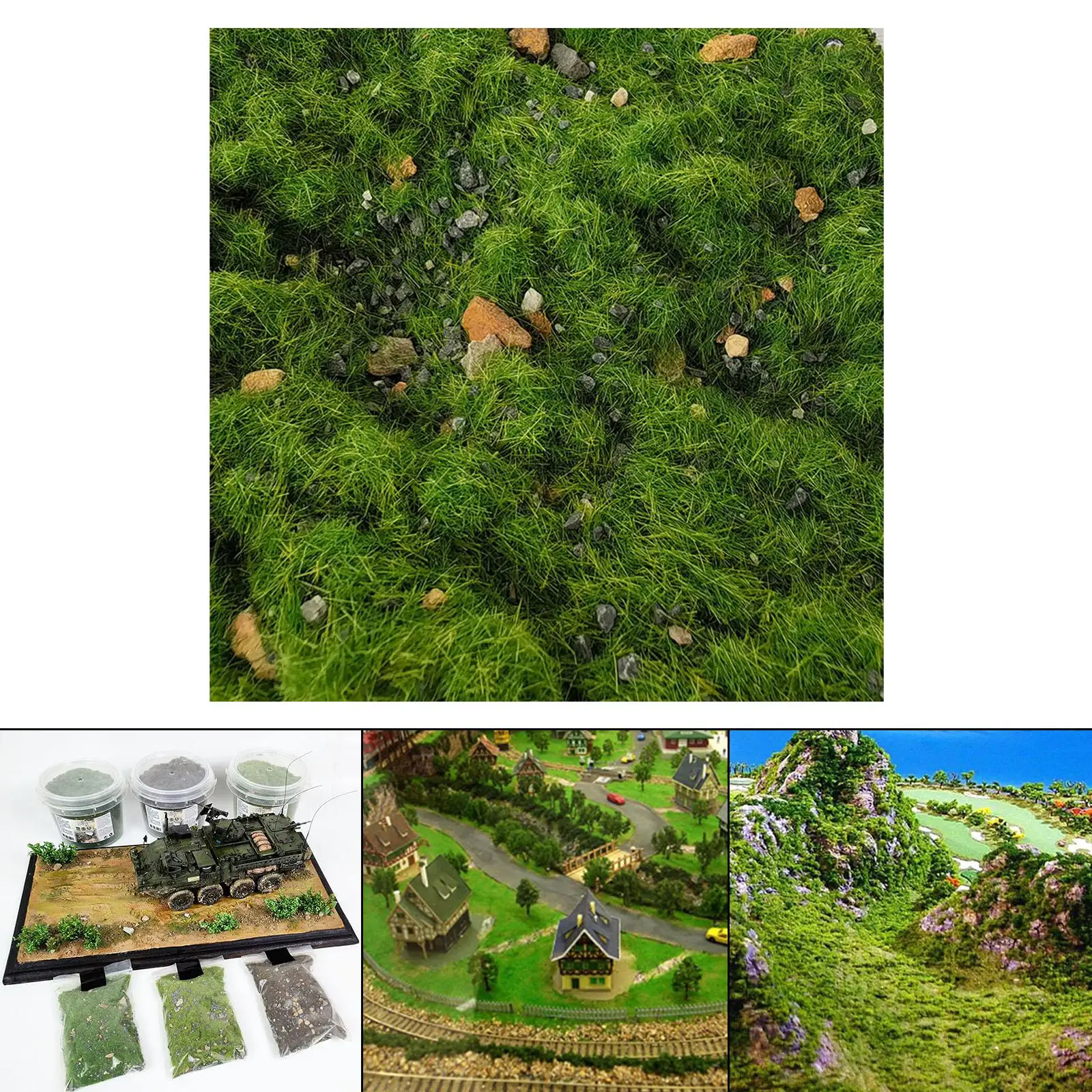 Mesa de arena para ferromodelismo con cubierta verde realista - imagen 3