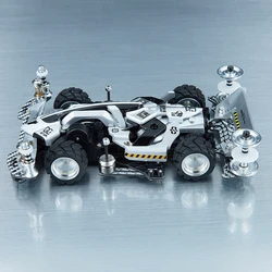 Mini 4WD MACH FRAME Silver Evo Edition – Coche RC para niños