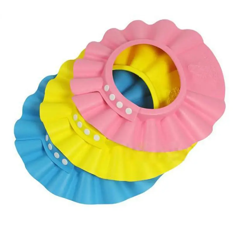 Gorro de ducha para bebé impermeable ajustable, protector cabello - imagen 3