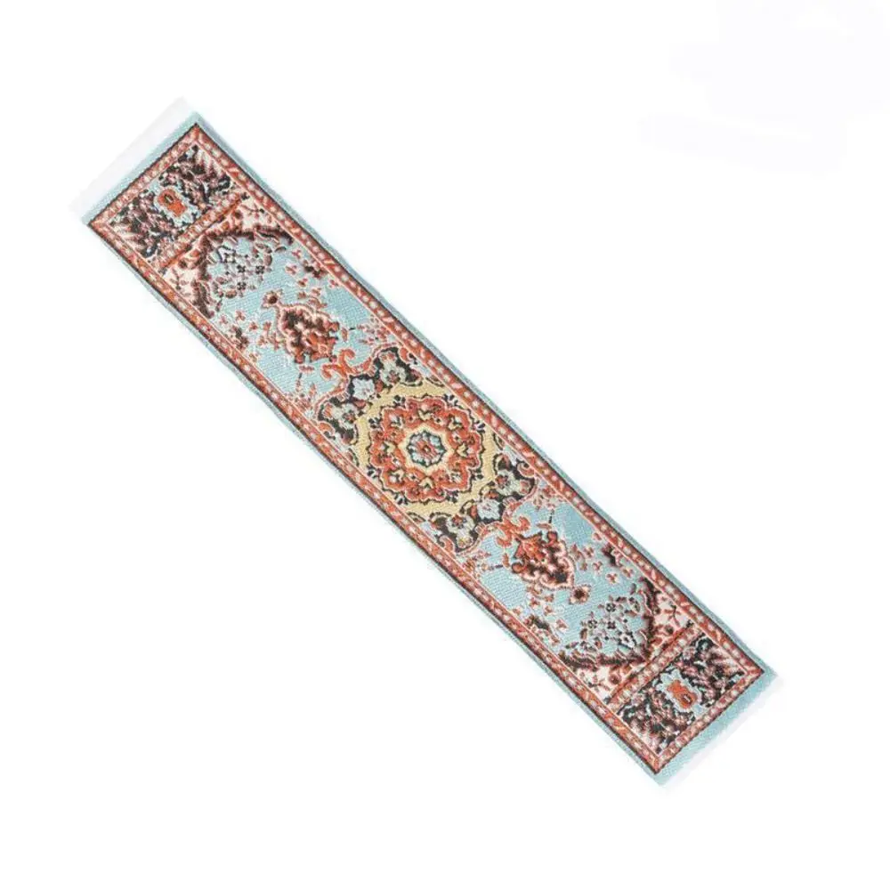 Alfombra tejida miniatura para casa de muñecas multicolor - imagen 5
