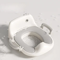 Asiento de orinal acolchado con funda elevadora para baño infantil
