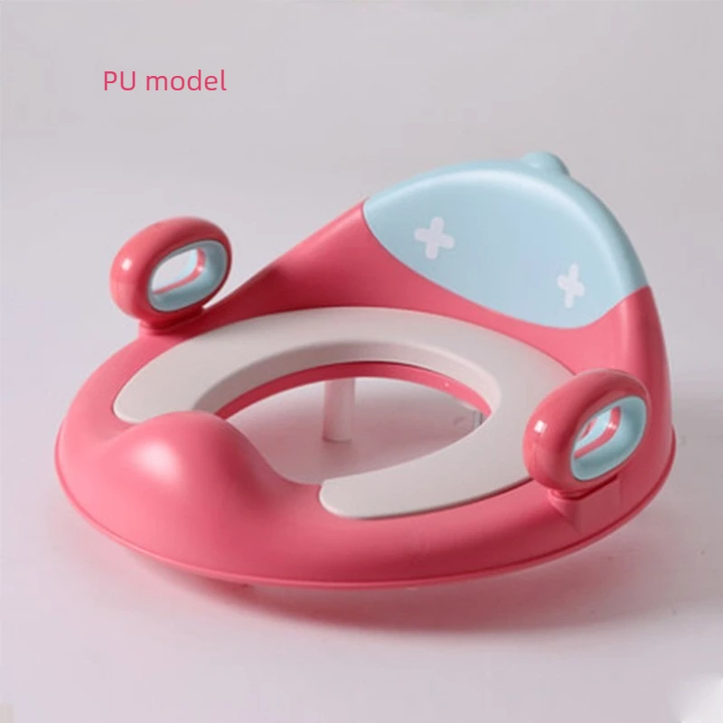 Asiento de inodoro portátil infantil antideslizante con cojín - imagen 3