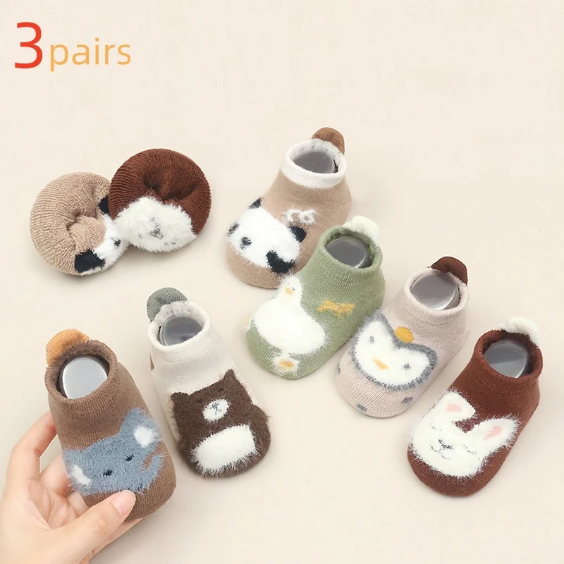Calcetines antideslizantes de algodón para niños – Cálidos para invierno - imagen 3