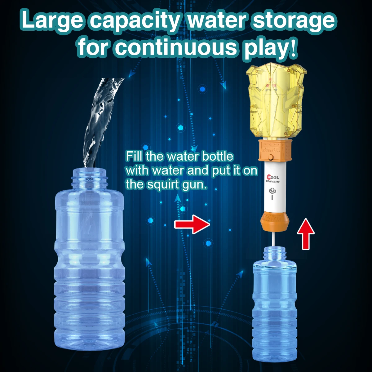 Pistola de agua eléctrica automática para jugar en piscina - imagen 4