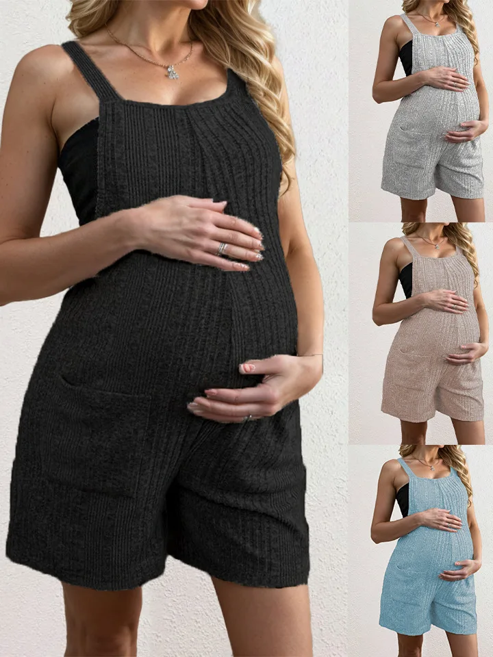 Mono de maternidad de algodón visto de frente