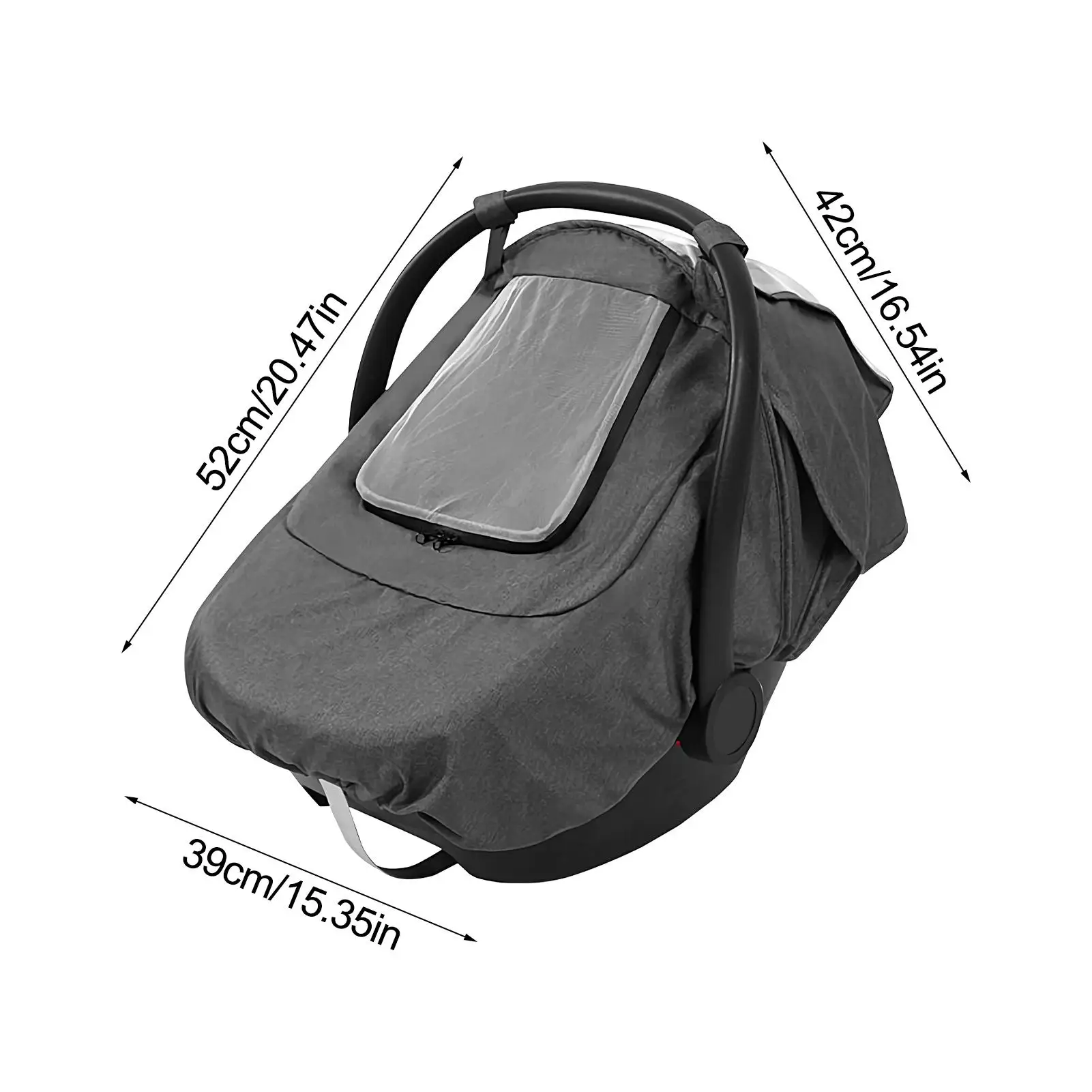 Funda portabebés de invierno para cochecito: cálida y resistente - imagen 5