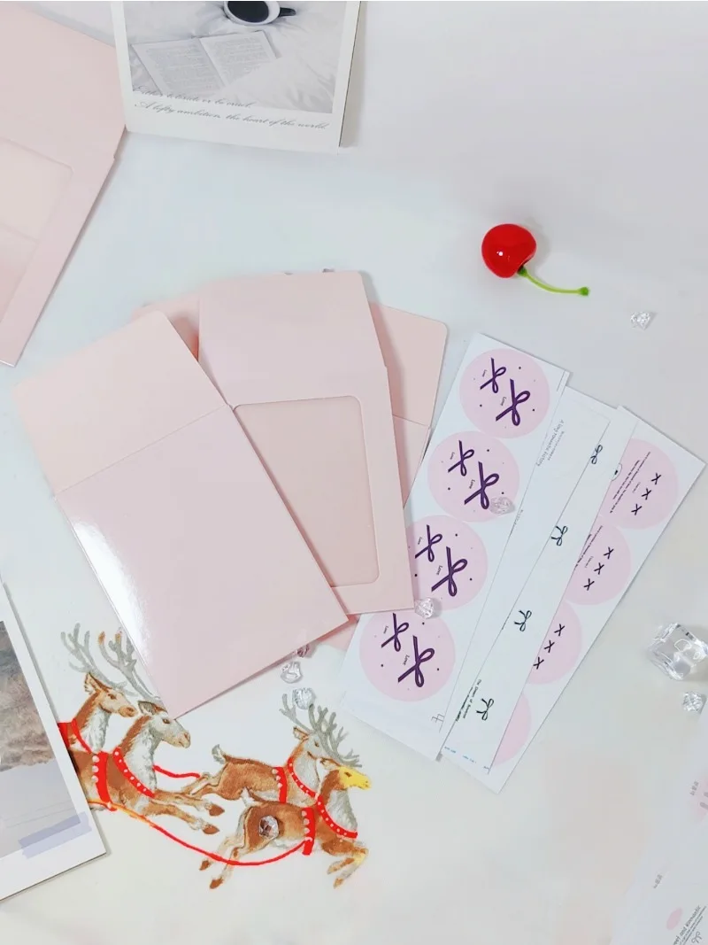 Fundas protectoras para tarjetas 85x11 mm - 10 uds color pastel - imagen 4