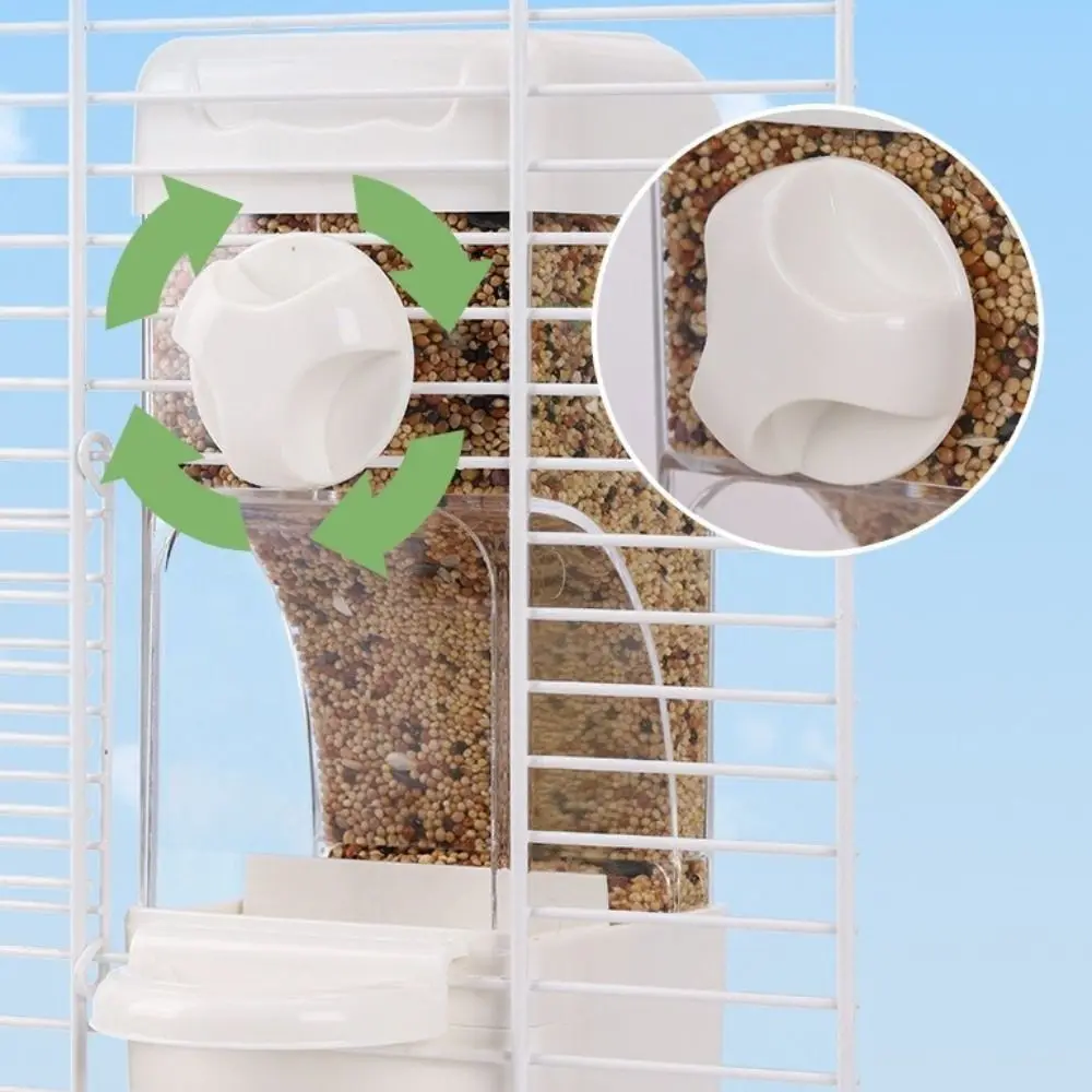 Comedero automático para pájaros con cajón antiderrames y separador - imagen 3