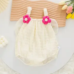 MILANCEL Body verano niña con lazo floral