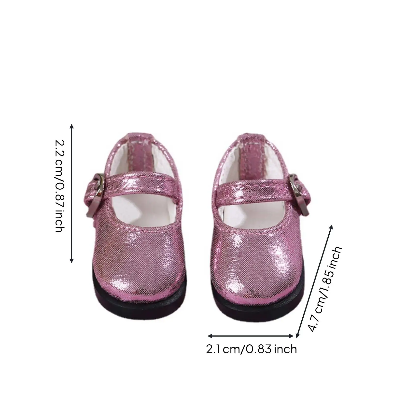Zapatos para muñecas BJD de cuero PU superdeformables elegantes