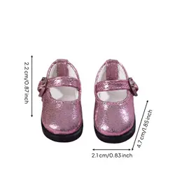 Zapatos para muñecas BJD de cuero PU superdeformables elegantes