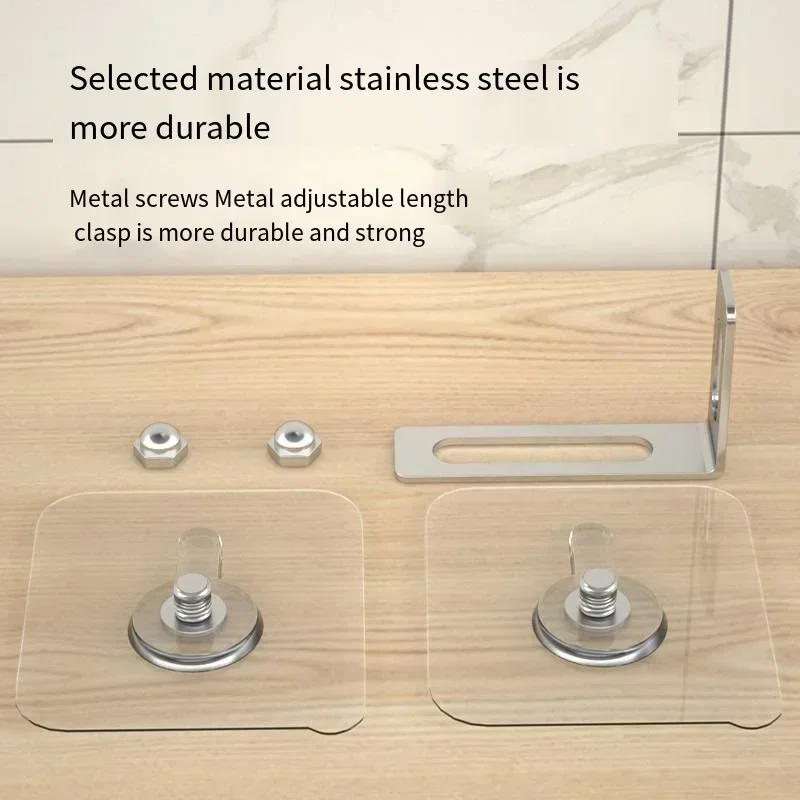vvocci sujeción anticaída sin perforaciones para muebles y TV - imagen 5