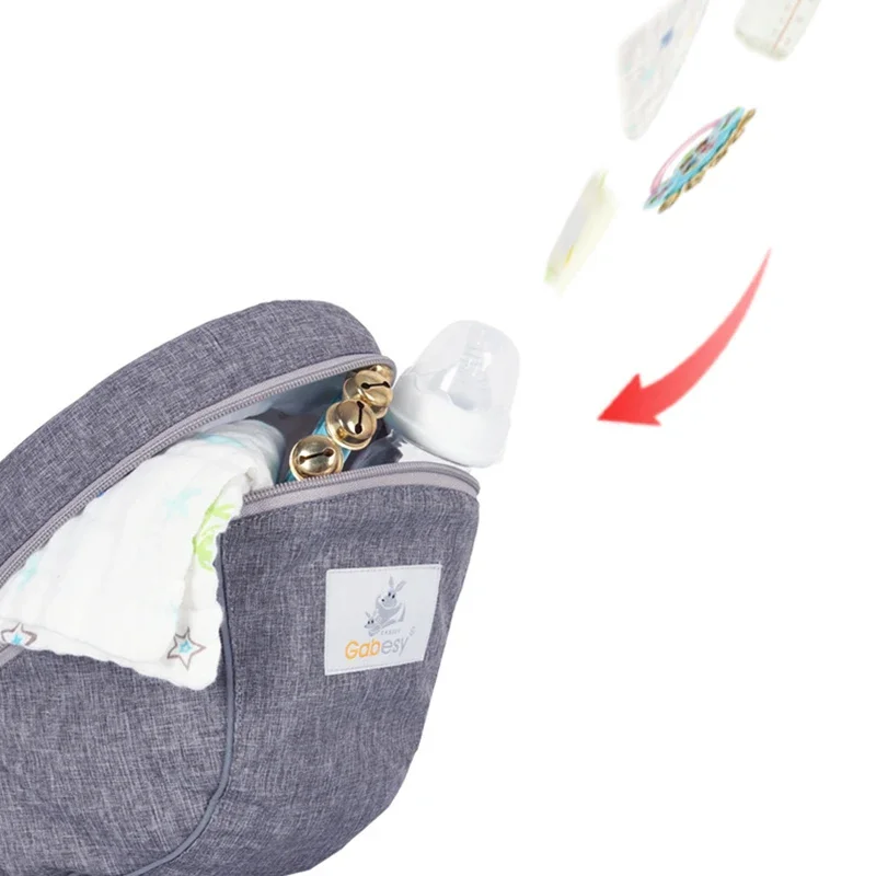 Portabebés ergonómico con soporte frontal de cadera - imagen 4