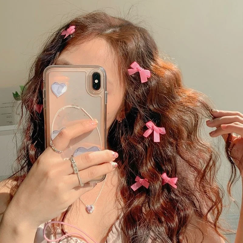 Ballet Linda Clip de pelo con lazo encaje – Pasadores dulces para niña - imagen 4