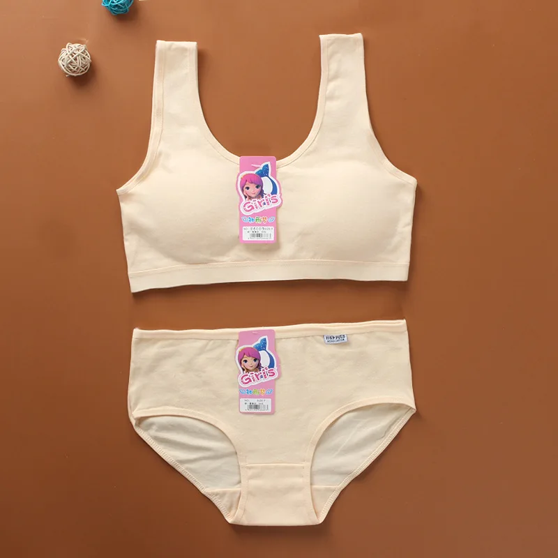 Conjunto de sujetador y bragas acolchado para niñas – Ropa interior - imagen 4