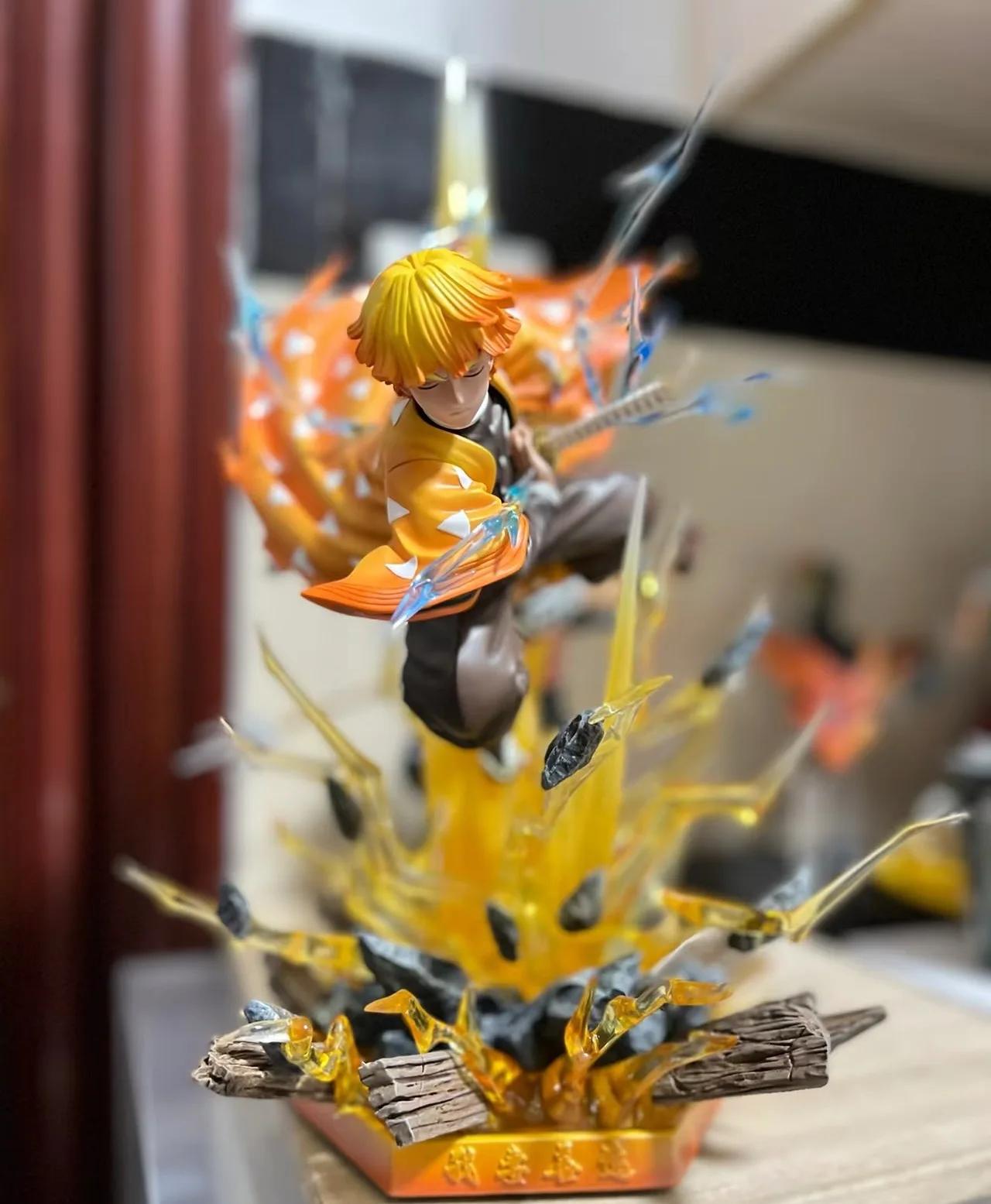 Detalle de la figura y acabado en PVC