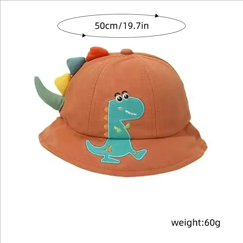 Gorro pescador dinosaurio para bebé – protección solar - imagen 5