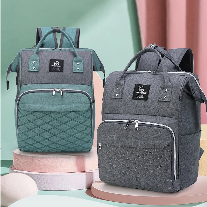 Mochila maternal impermeable con USB – Gran capacidad