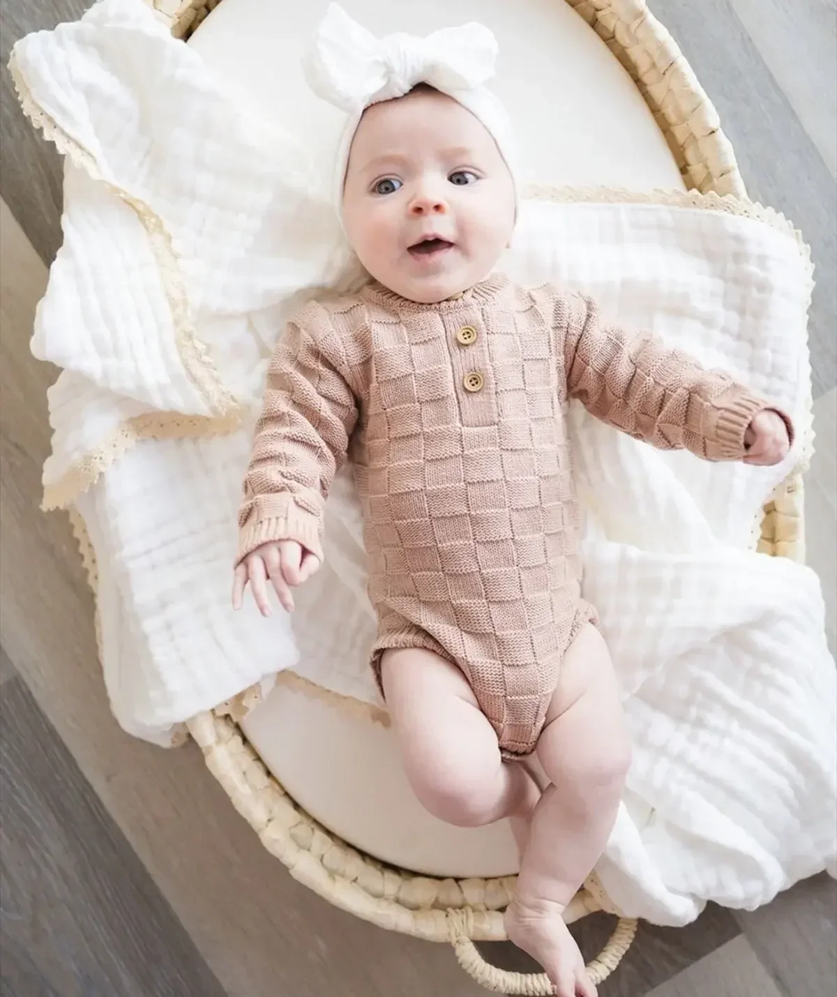 Toalla de baño de algodón de bambú para bebé – Suave y absorbente - imagen 4