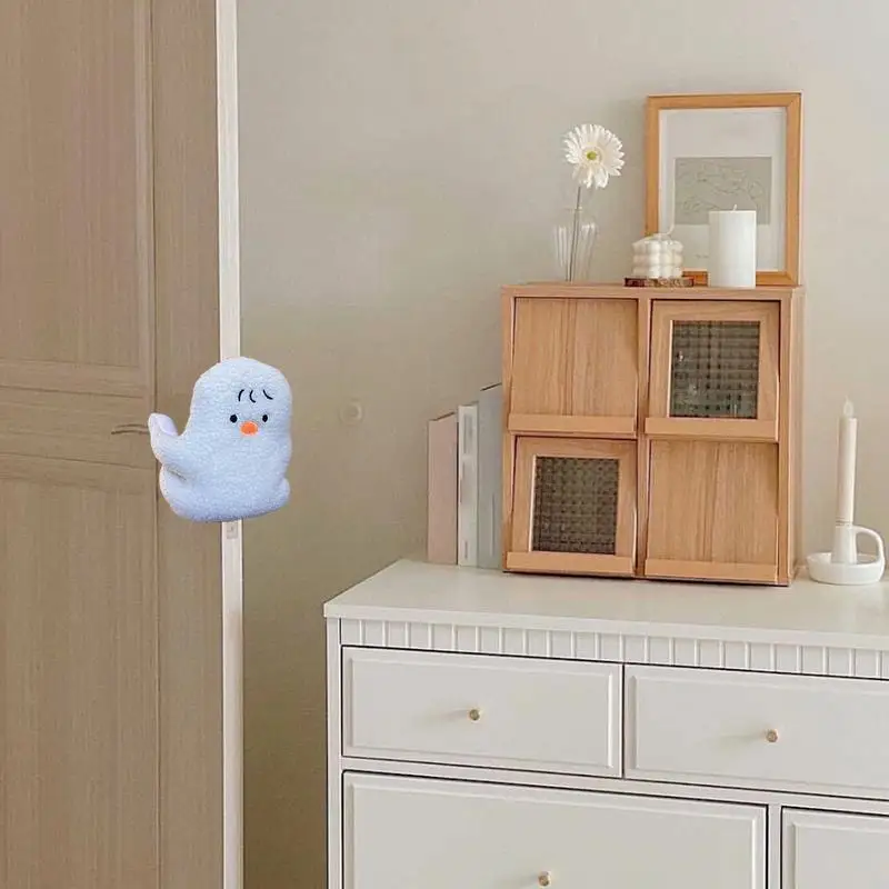 Protector antipellizcos de felpa para puertas – Seguridad infantil - imagen 2