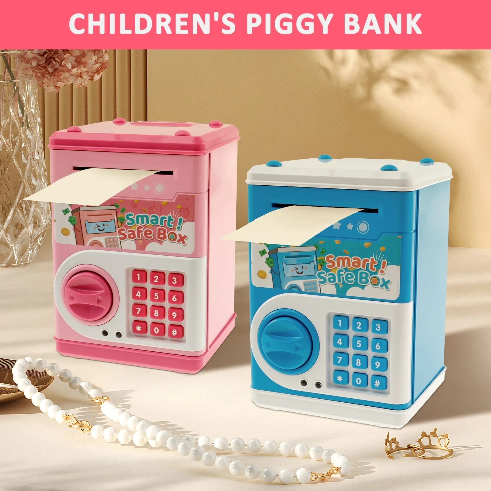 Hucha electrónica infantil con inducción automática y gran capacidad - imagen 3