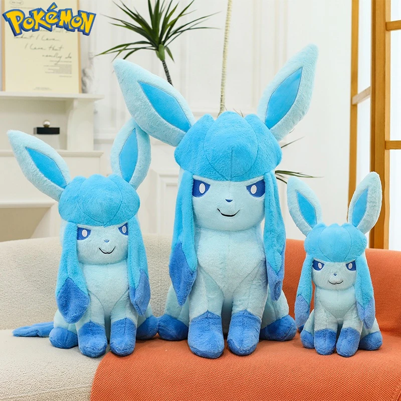Peluche Glaceon Pokémon cómodo para niños y niñas – dibujo animado - imagen 2