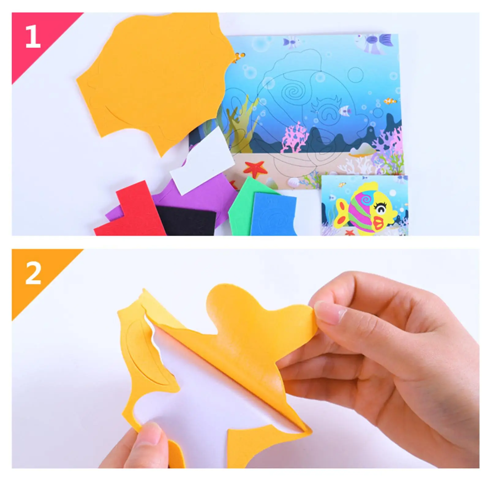 Pegatinas de espuma para manualidades infantiles, juguete educativo - imagen 5