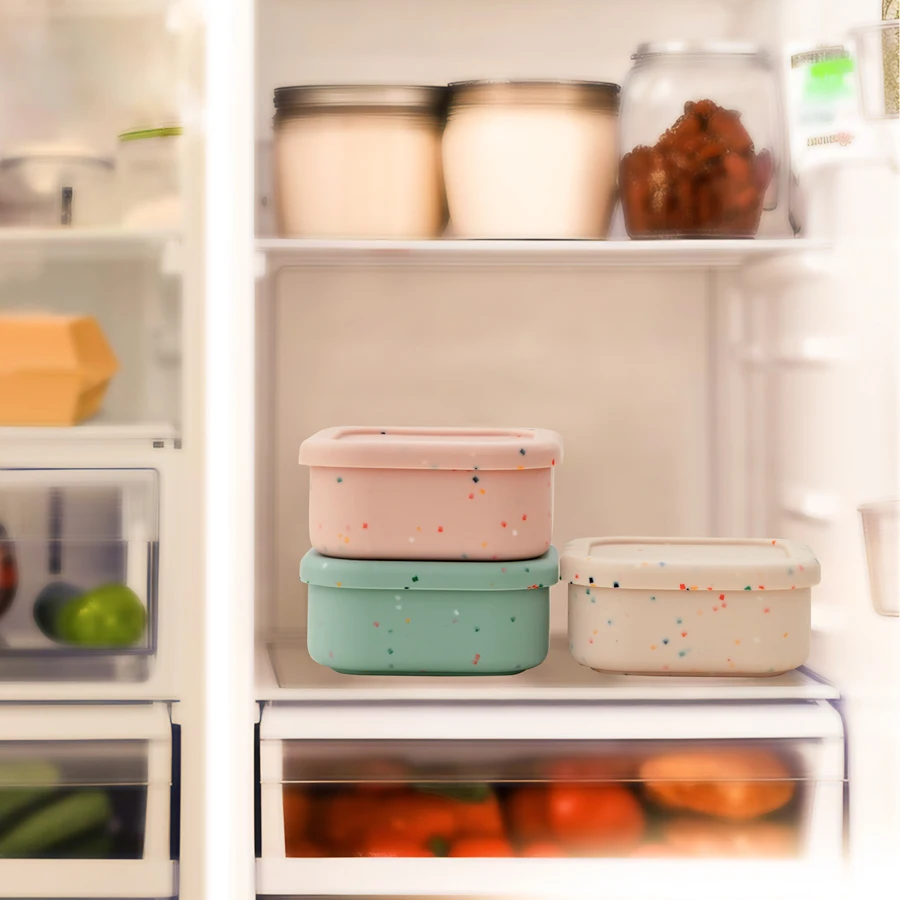 Cuenco de silicona con tapa para niños - Apto microondas sin BPA - imagen 4