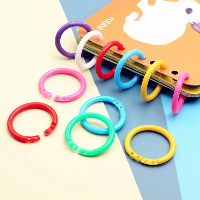 Carpetas de anillas plástico colores – Álbum DIY oficina - imagen 3