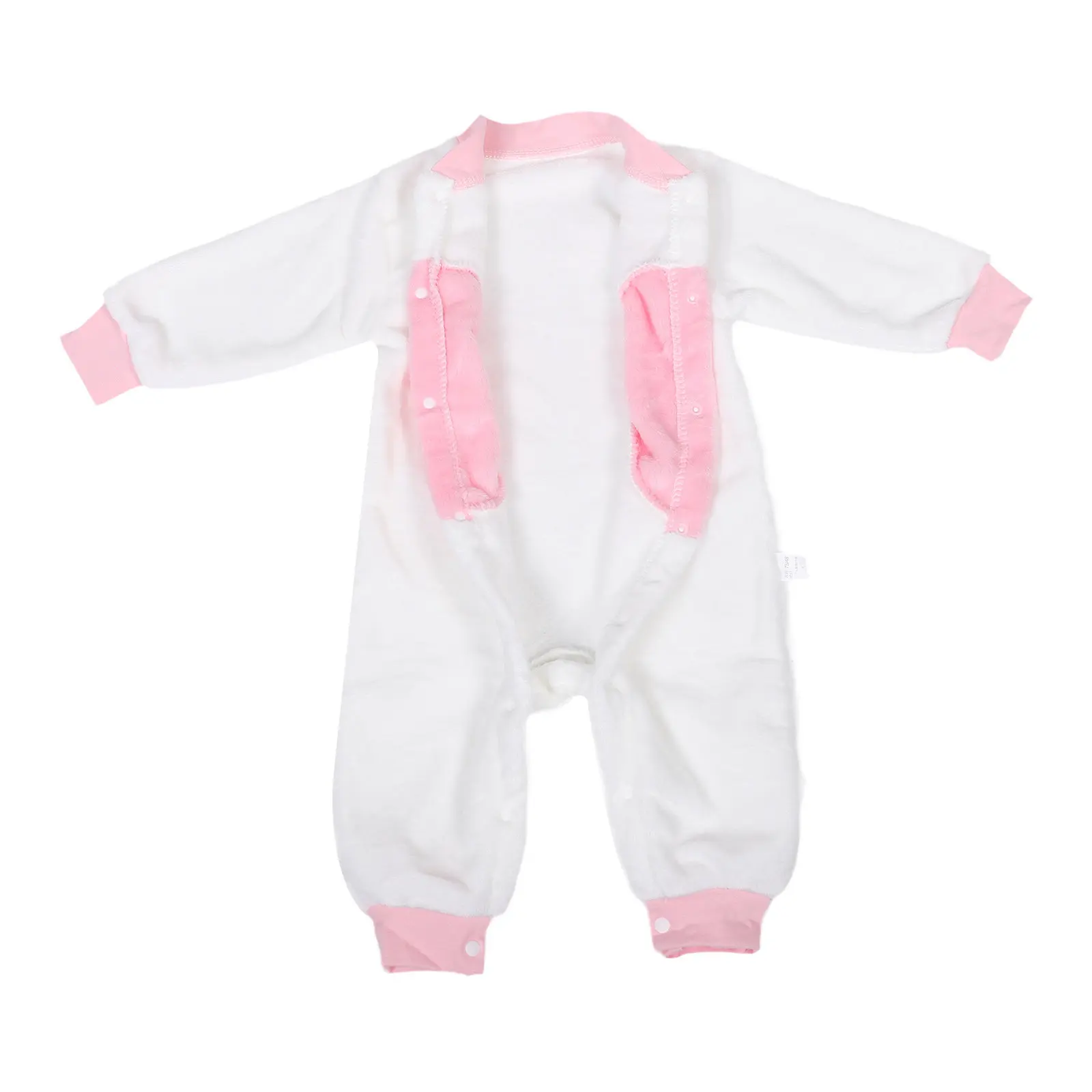 Mono con capucha de forro polar para bebé unisex cálido y suave