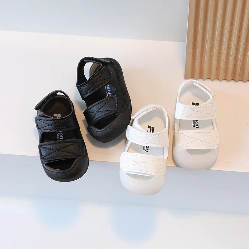 Sandalias de playa para niños - Verano cómodo y color sólido - imagen 2