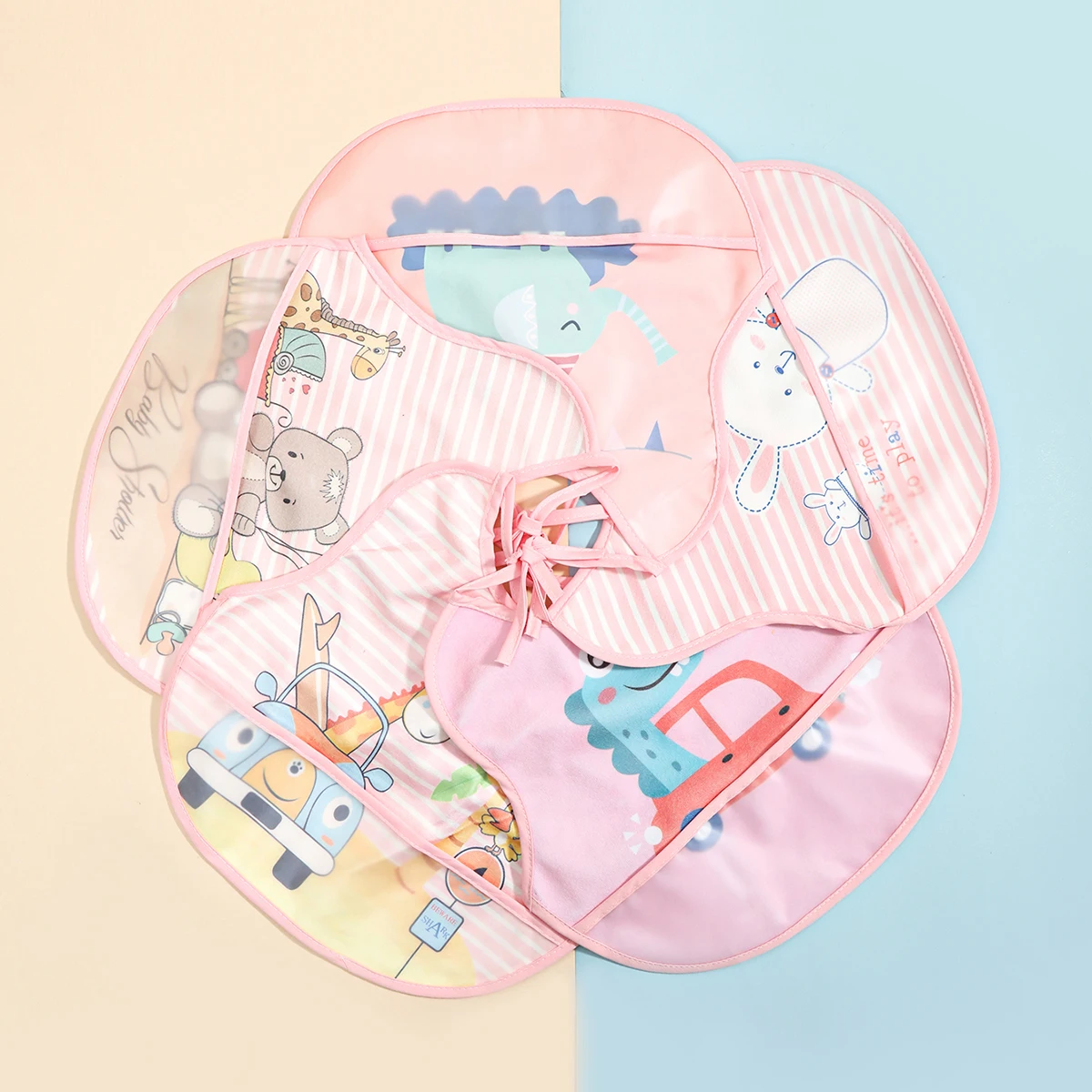 Babero bandana impermeable de algodón suave para bebé – sin goteo - imagen 4