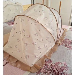 Mosquitera cuna bebé recién nacido sin fondo, plegable