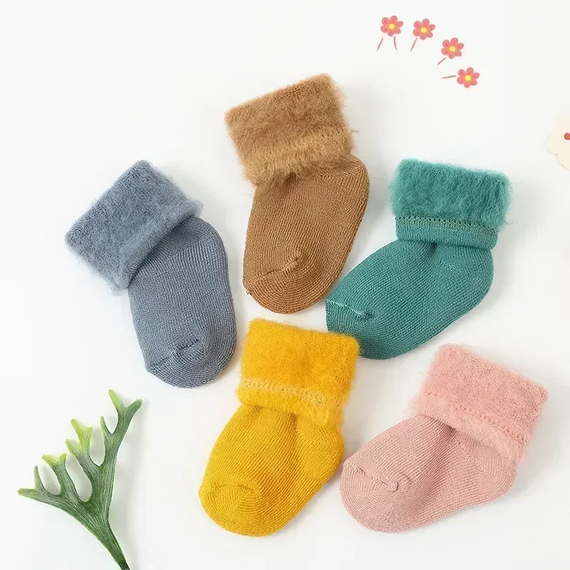 Calcetines térmicos invierno para bebé de algodón - imagen 4