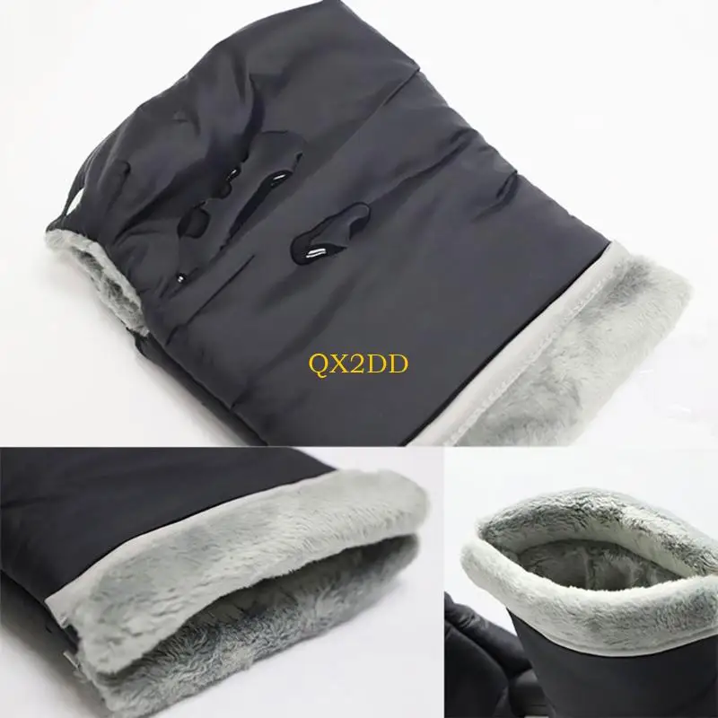 Guantes para cochecito en uso