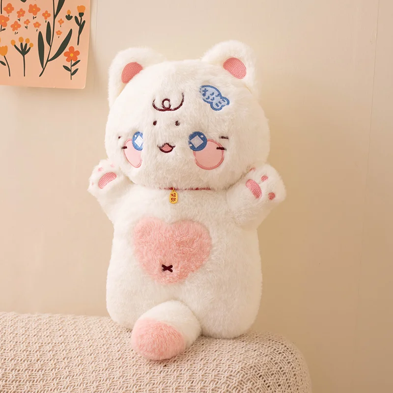 Almohada de peluche gato tierno para siesta y regalo infantil - imagen 4