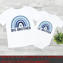 Camisetas a juego para hermanos – Arcoíris verano algodón