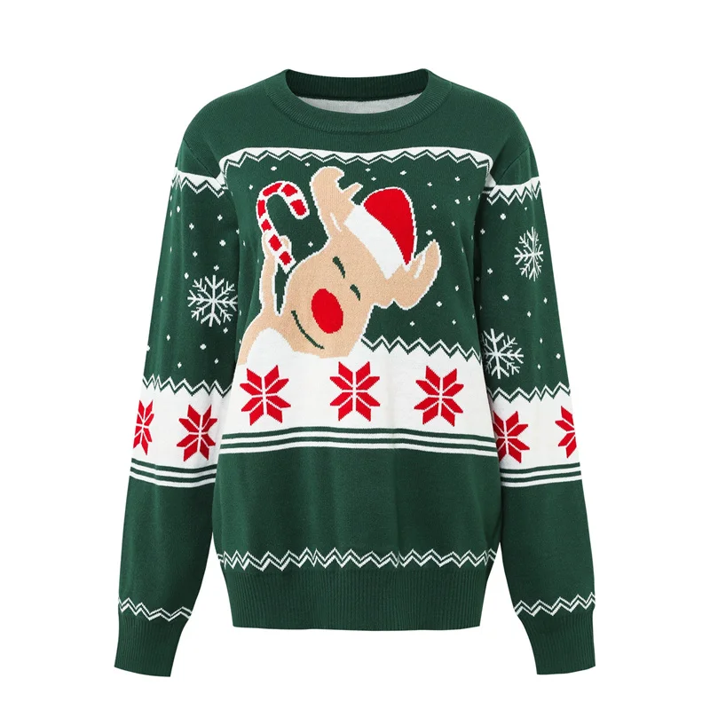 Jersey de punto para niña con diseño navideño