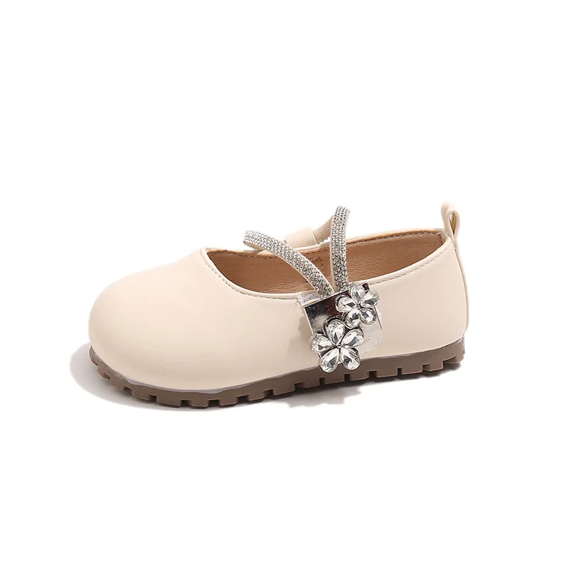 Zapatos Mary Jane de niña con estilo princesa y diamantes - imagen 4