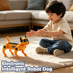 Robot educativo perro con IA y voz para niños, kit de ciencia
