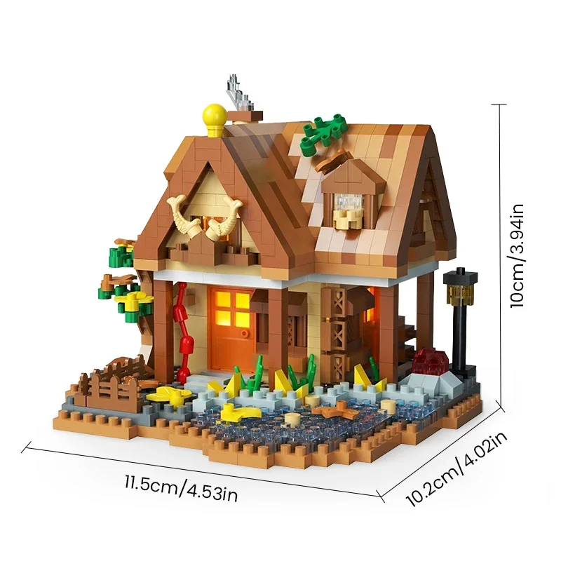 Bloques de construcción para casa del árbol con molino de viento - imagen 3