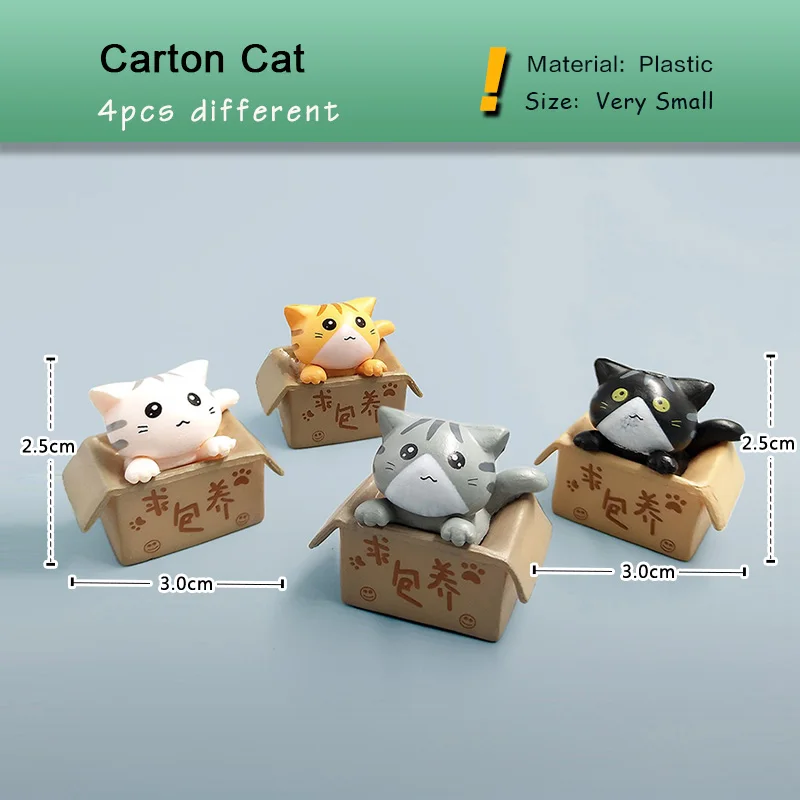 Figurilla de gato en ambiente de jardín