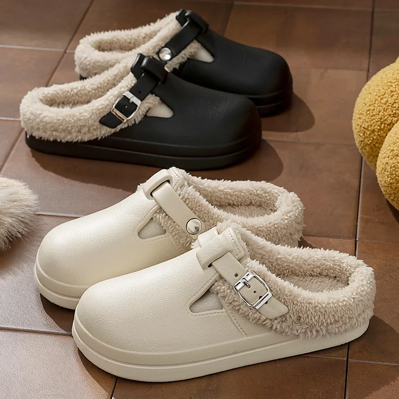 Zapatillas de estar en casa impermeables de EVA para invierno