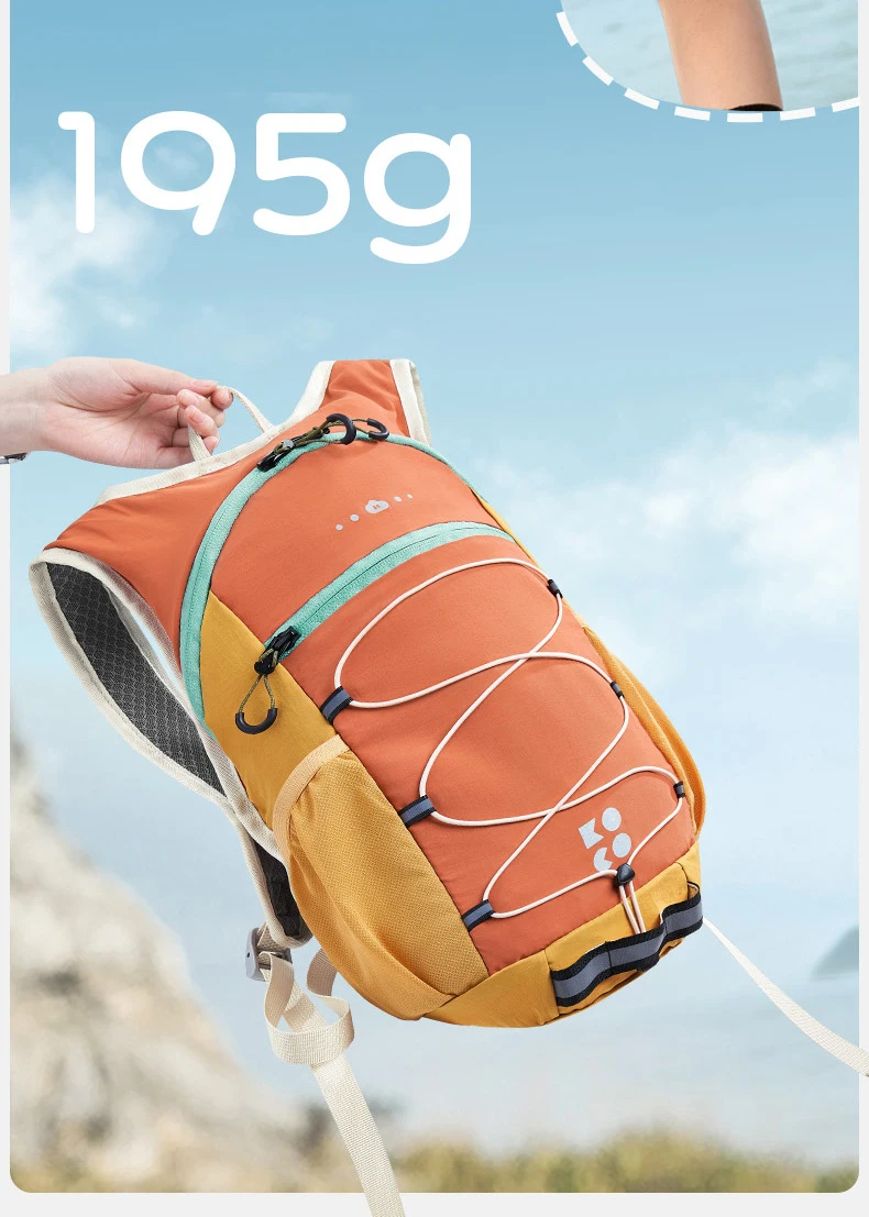 Mochila infantil lista para campamento y senderismo