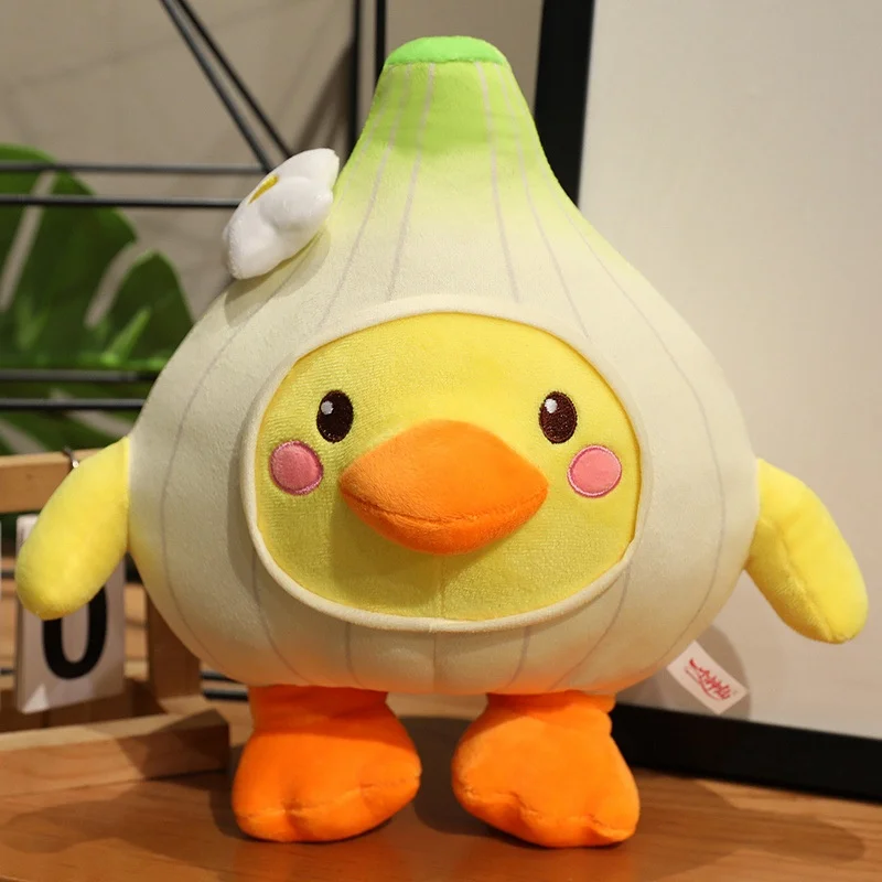 Pato de peluche amarillo suave para aliviar el estrés, regalo - imagen 3