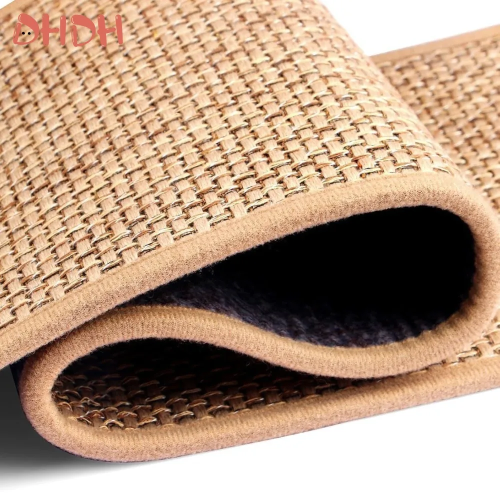 Alfombrillas antideslizantes de lino natural para escaleras - imagen 3