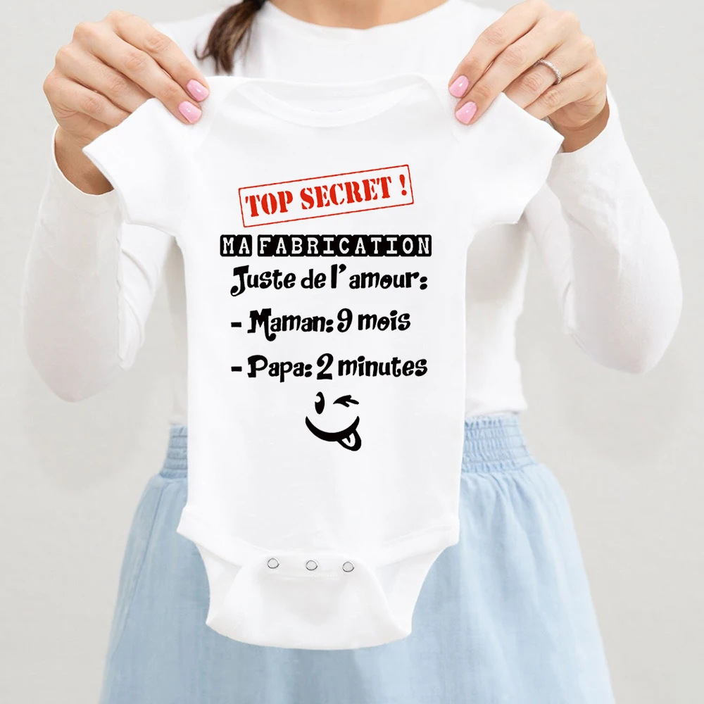 Mono de verano de algodón para bebé – Estampado francés - imagen 3