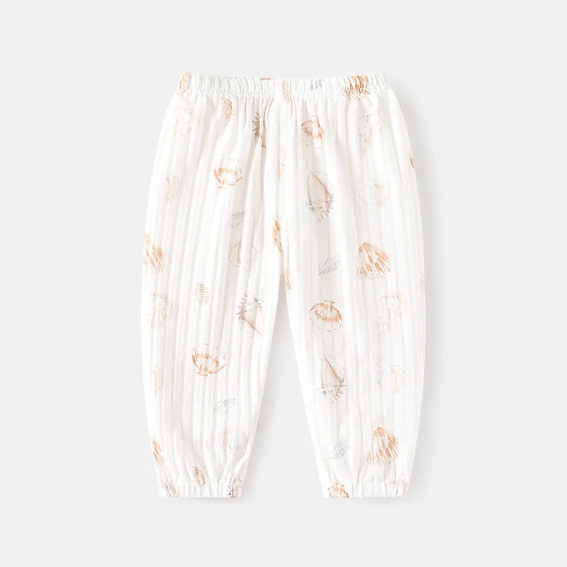 Lawadka pantalones acampanados de verano en algodón con estampado - imagen 3