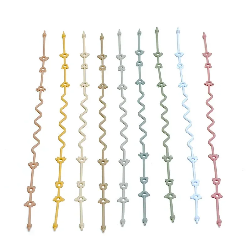 Cadena porta-chupete anticaída de silicona multifuncional - imagen 4