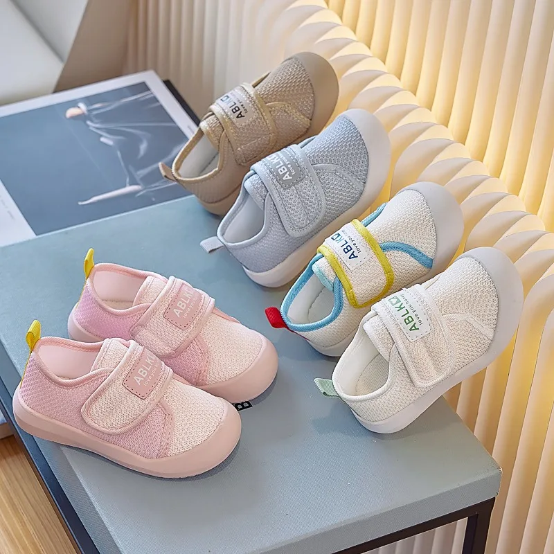 Zapatillas infantiles antideslizantes de malla para exterior, cómodas - imagen 4